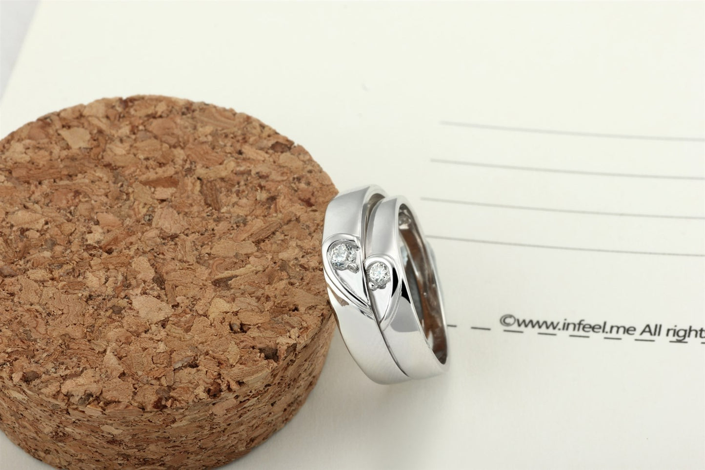 925 Sterling Silver Couple Love Wedding Bands Rings Size 4.5-12 Sy10