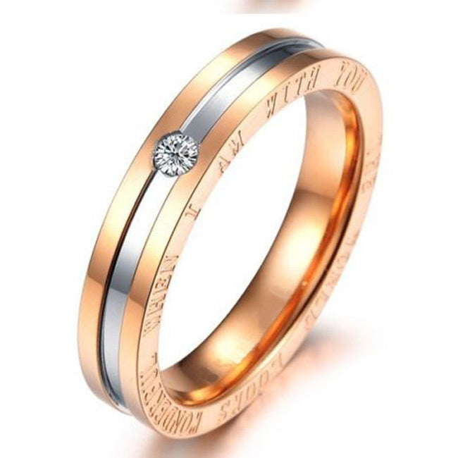 US Seller Stainless Steel Comfort Fit Wedding Bands Promise Ring Size 5-14 HS23