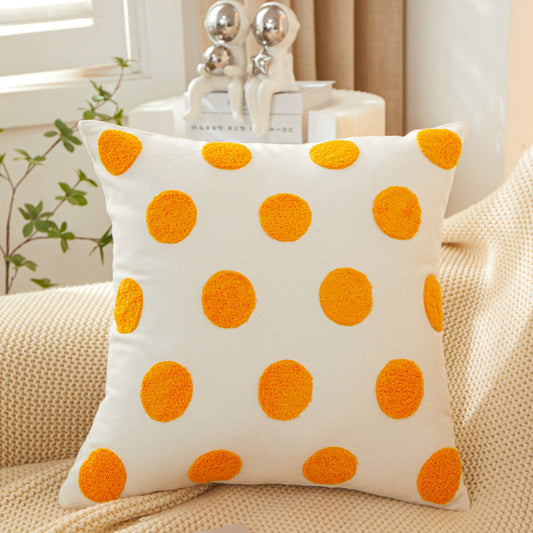 18x18 daisy decorative throw pillow by fancy & stacy
