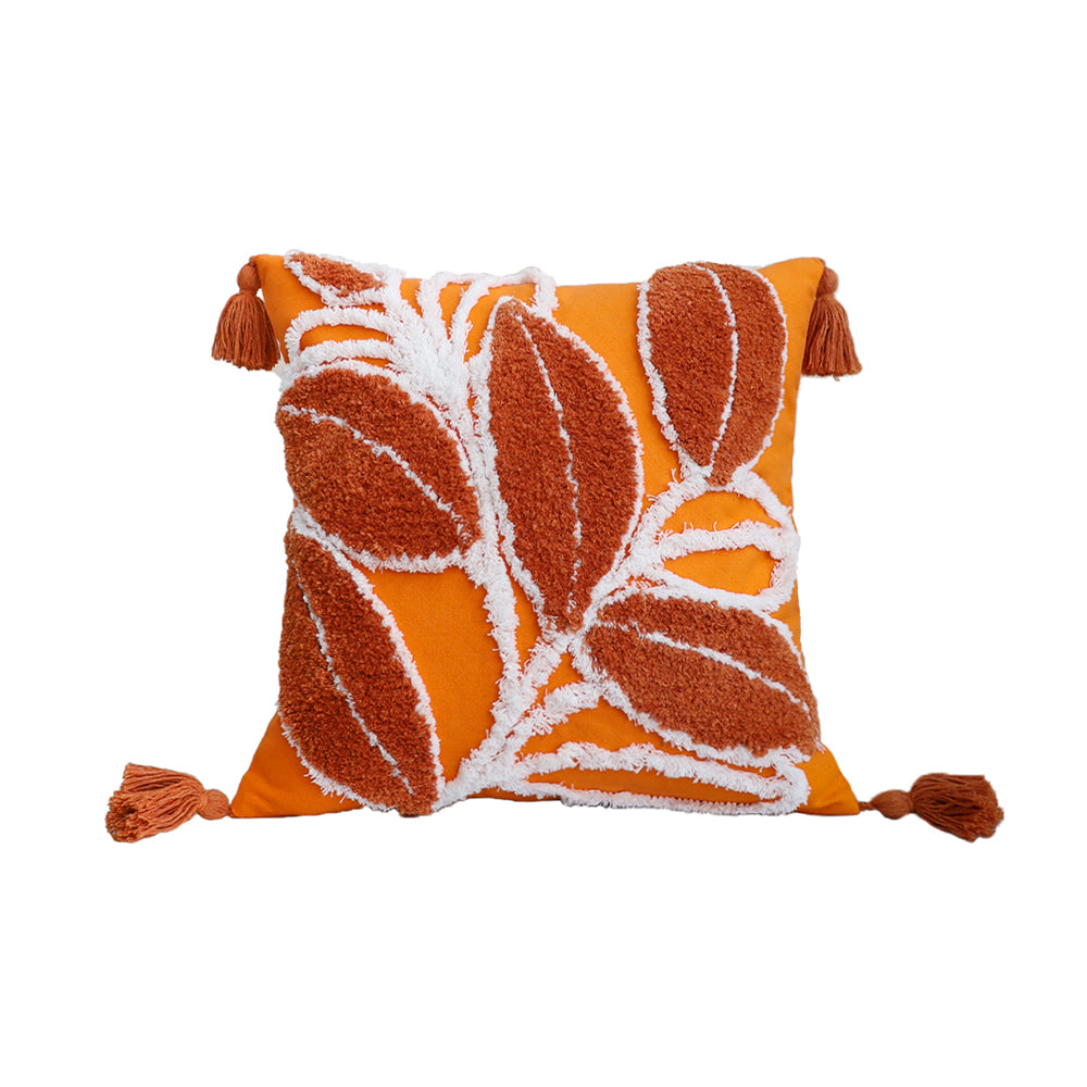 18x18 red decorative throw pillow by fancy & stacy