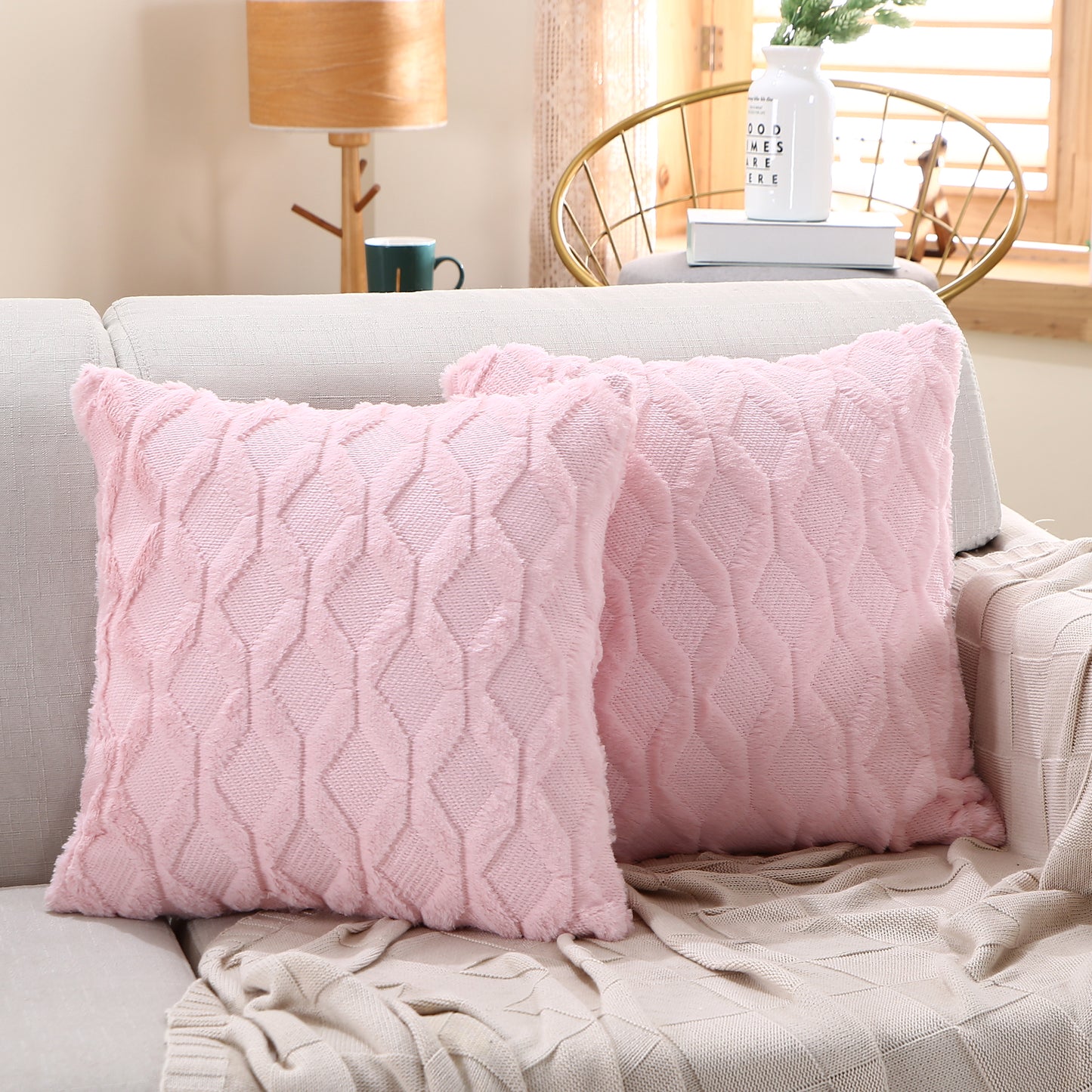 Decorative throw pillow by fancy & stacy