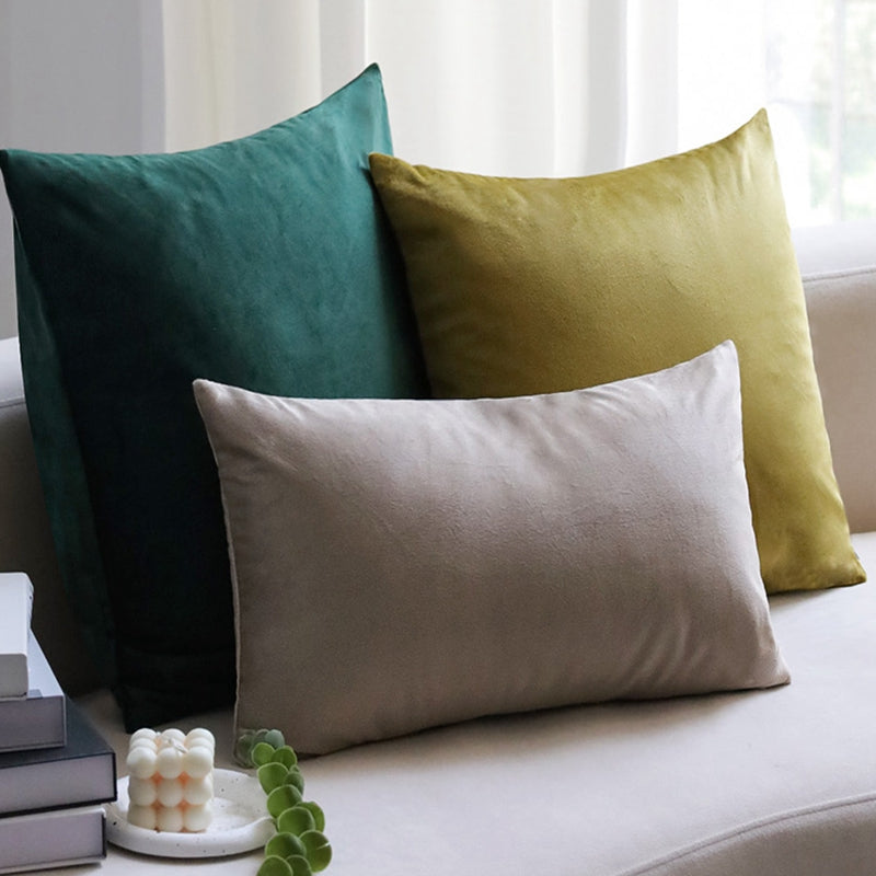 2-piece velvet decorative pillow bundle by fancy & stacy