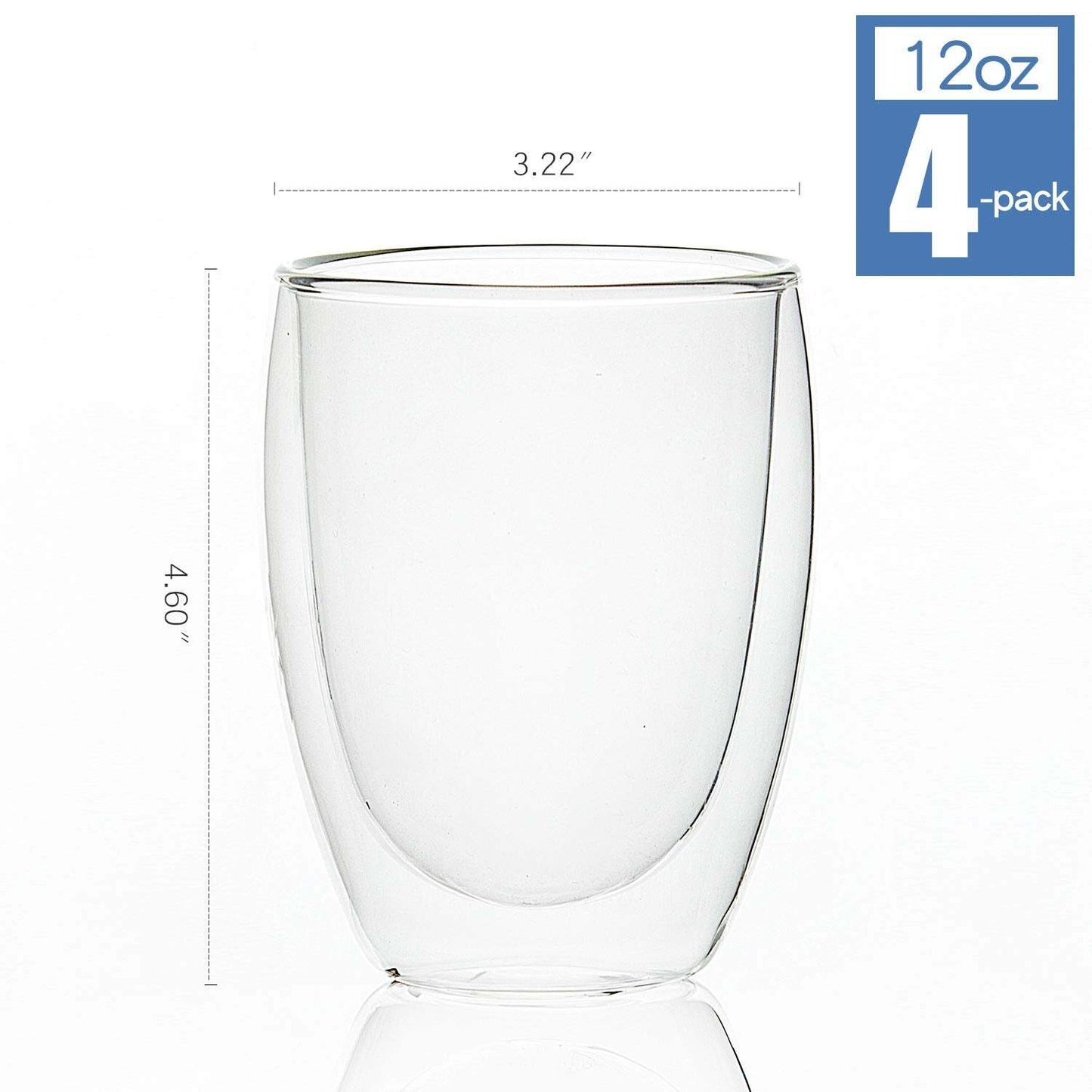 350ML 12oz Double Walled Mug with Bamboo Lid Double-wall glasses with spill proo