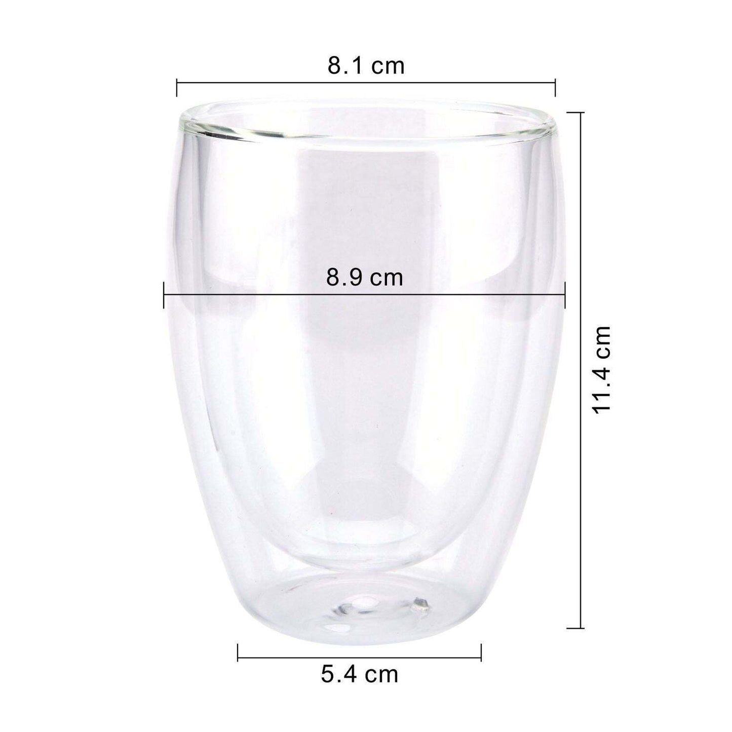 350ML 12oz Double Walled Mug with Bamboo Lid Double-wall glasses with spill proo