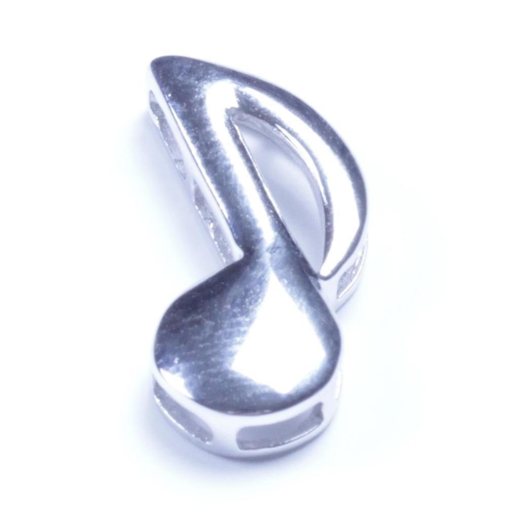 Genuine 925 Sterling Silver Musical Notes Pendant Sy52 USA Seller