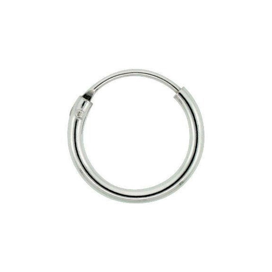 25MM Amazing Plain Hoops Earrings Real 925 sterling silver 1.5mm SE08