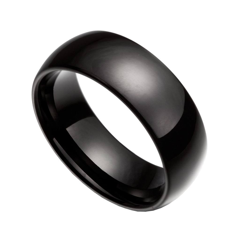 Black Tungsten Carbide 4mm Comfort Fit Wedding Band Rings Size 5-12 TG49