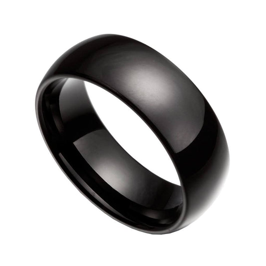 Black Tungsten Carbide 4mm Comfort Fit Wedding Band Rings Size 5-12 TG49