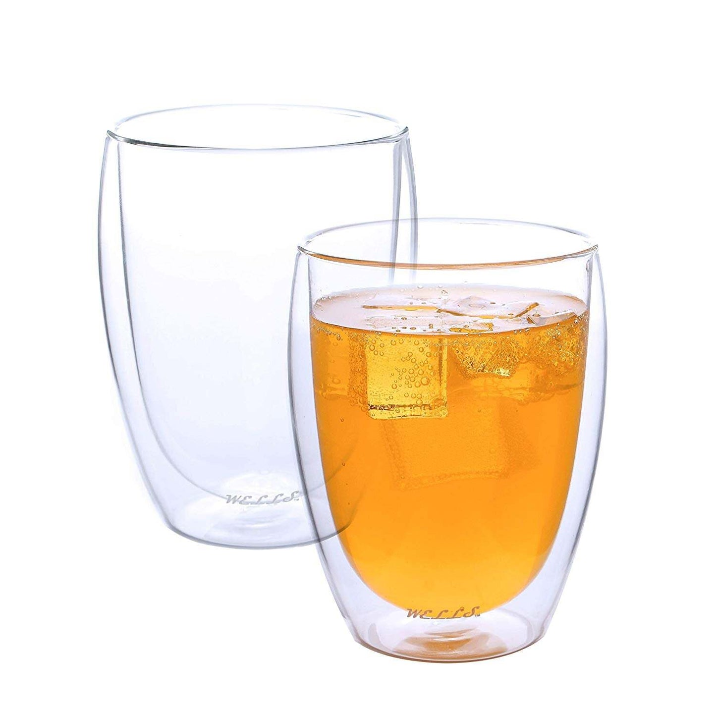 350ML 12oz Double Walled Mug with Bamboo Lid Double-wall glasses with spill proo