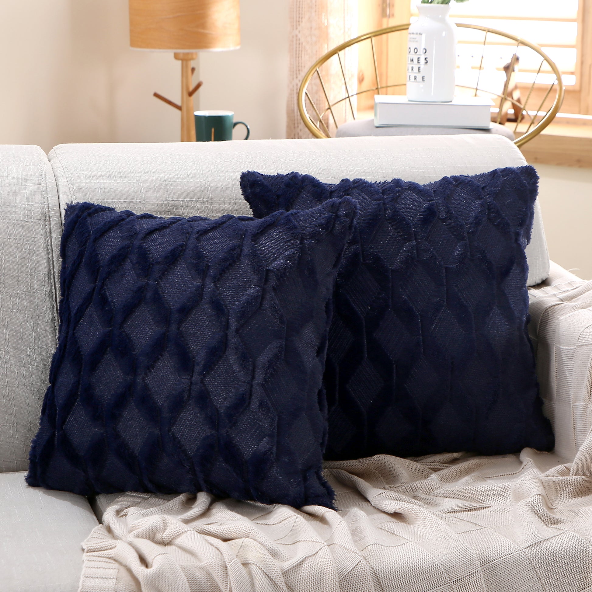 Decorative throw pillow by fancy & stacy