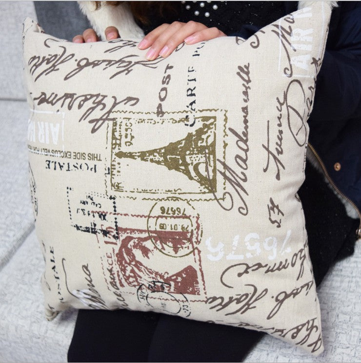 Vintage throw pillow cover by fancy & stacy home decor