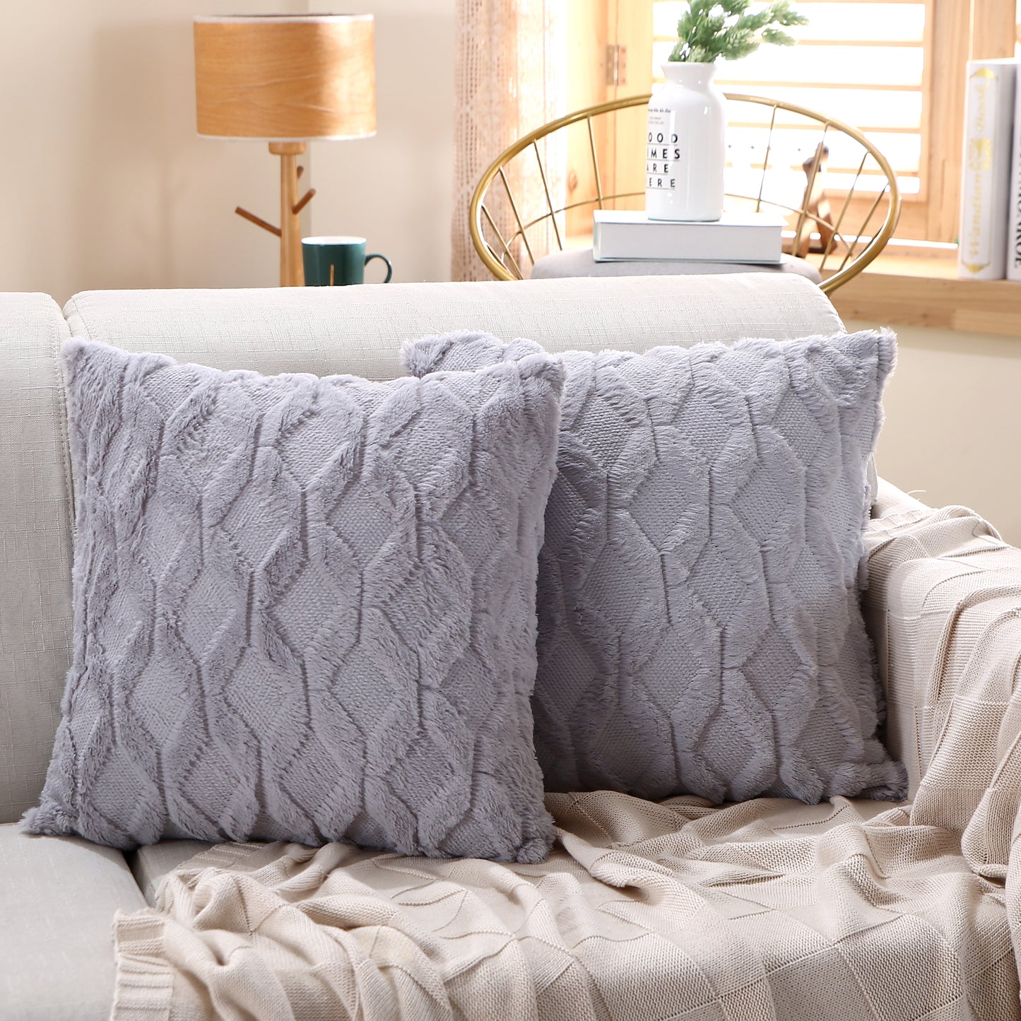 Decorative throw pillow by fancy & stacy