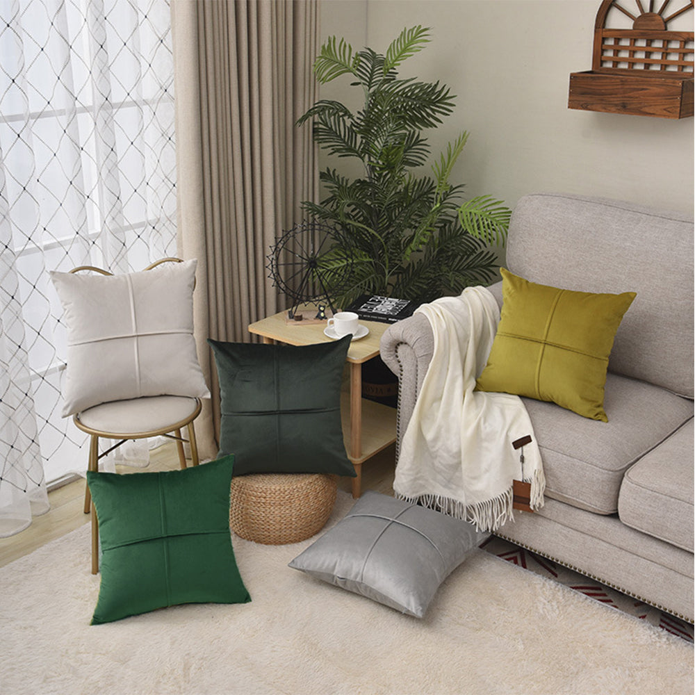 Decorative throw pillow blue 12x20  with insert by fancy & stacy