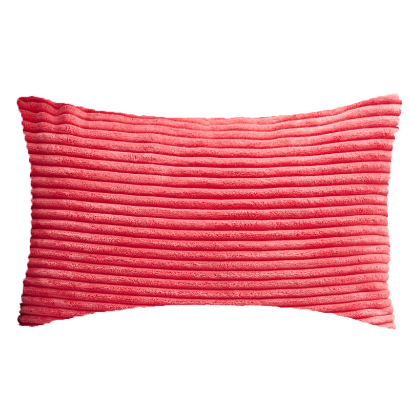 12x20 red throw pillow with 450g insert by fancy & stacy
