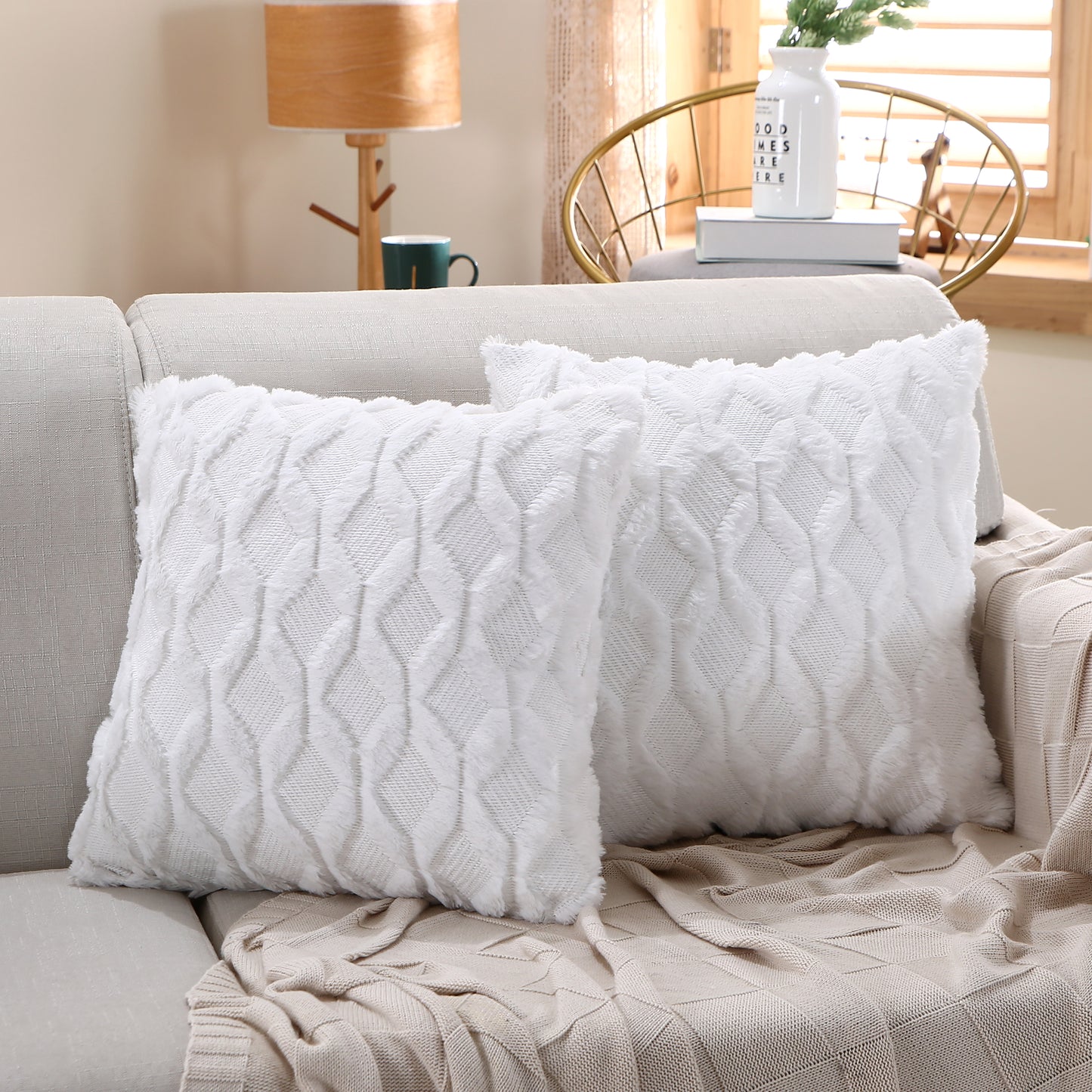 Decorative throw pillow by fancy & stacy