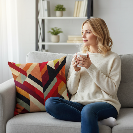 18x18 decorative throw pillow by fancy & stacy