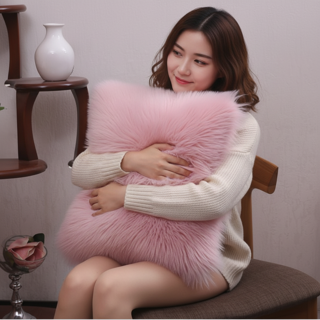 18x18 throw pillow with 450g insert by fancy & stacy