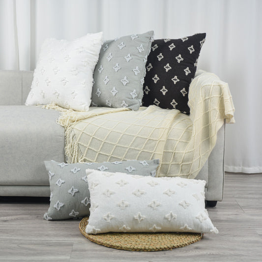 2x17 red decorative throw pillow by fancy & stacy