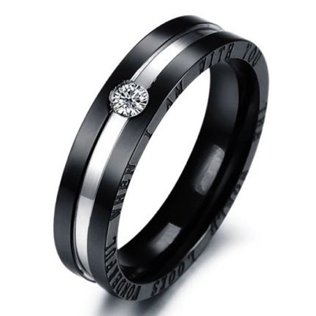 US Seller Stainless Steel Comfort Fit Wedding Bands Promise Ring Size 5-14 HS23