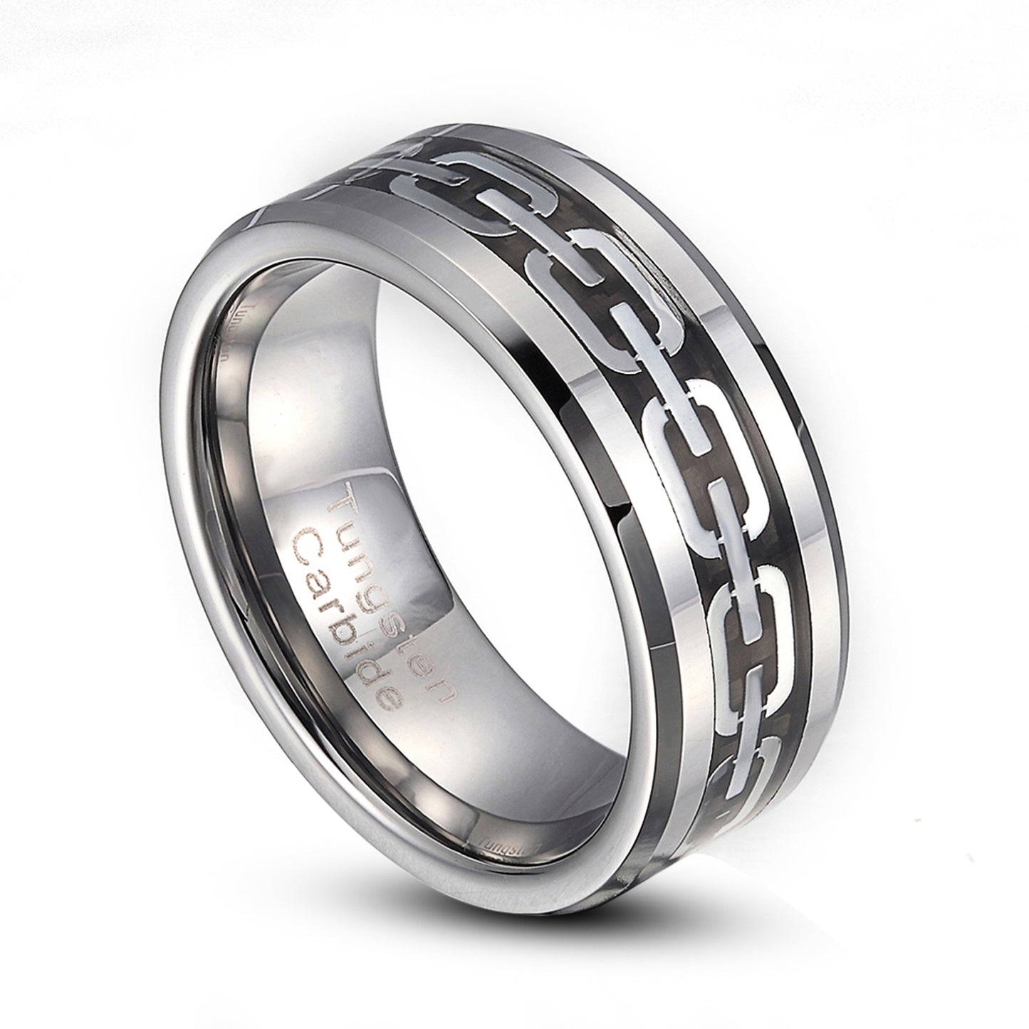 ok Tungsten Wedding Ring Men's Anniversary Band Comfort Fit Jewelry Size 7-14 HT8