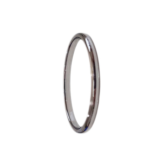 Gray Tungsten Carbide 2mm Comfort Fit Plain Rings Wedding Band Size 3-11 TG58