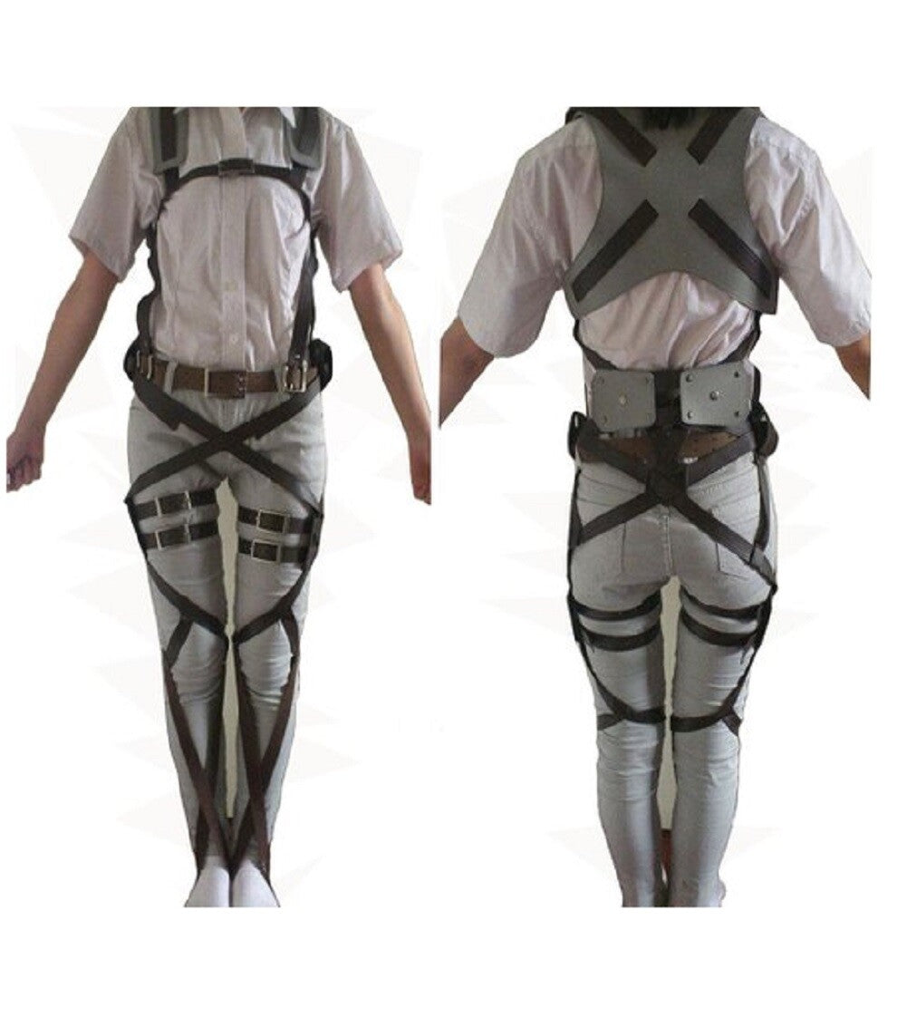 Cosplay Costume Shingeki No Kyojin Recon Corps Mikasa Ackerman Harness Belt Hook
