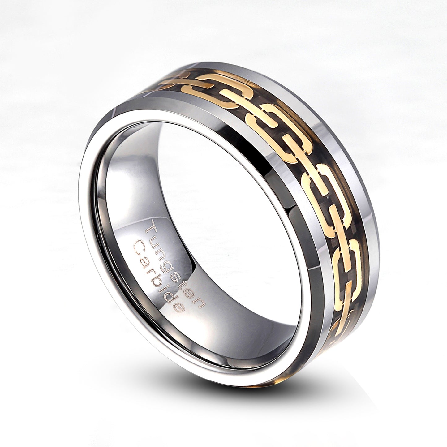 ok Tungsten Wedding Ring Men's Anniversary Band Comfort Fit Jewelry Size 7-14 HT8