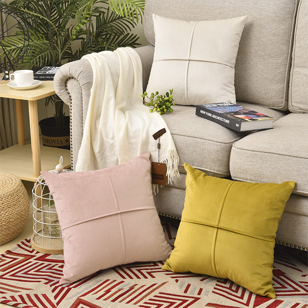 Decorative throw pillow blue 12x20  with insert by fancy & stacy