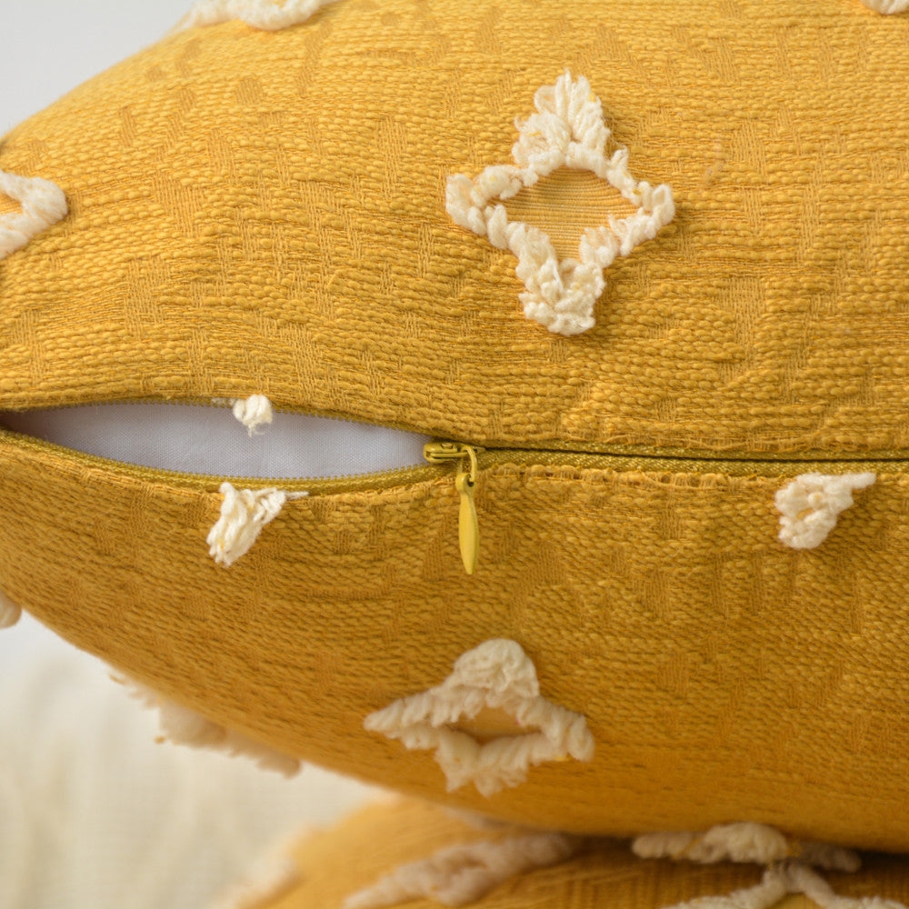 20x20 red throw pillow with 450g insert by fancy & stacy