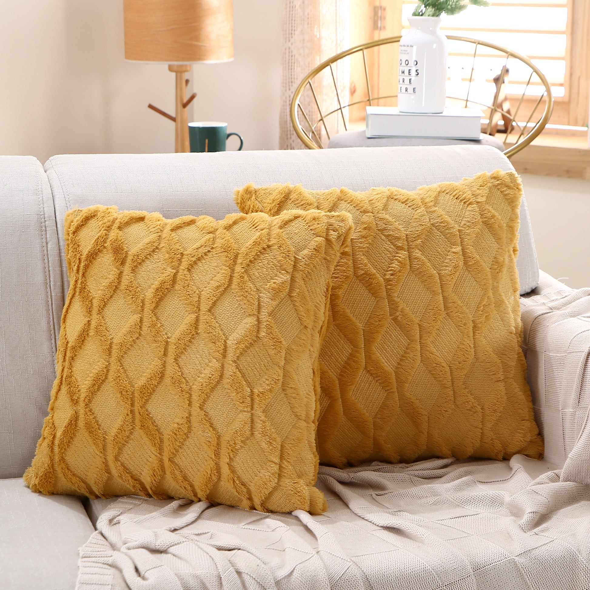 Decorative throw pillow by fancy & stacy