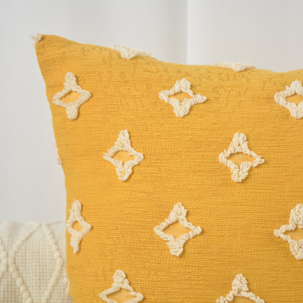 20x20 red throw pillow with 450g insert by fancy & stacy