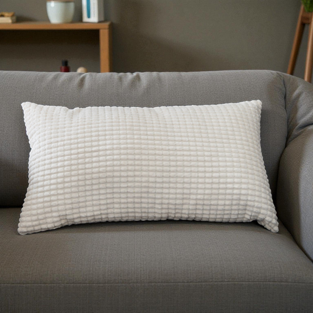 12x20 blue decorative throw pillow by fancy & stacy