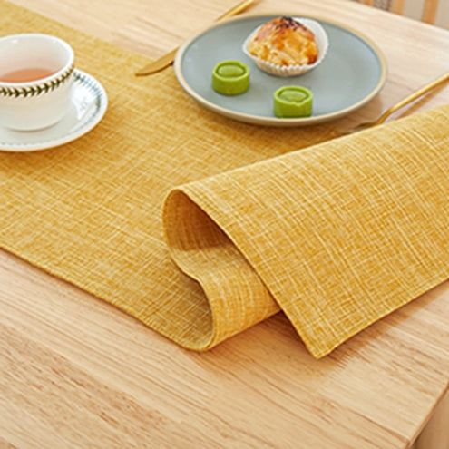 Table Cloth Flat Edges size 12"W x 71" L