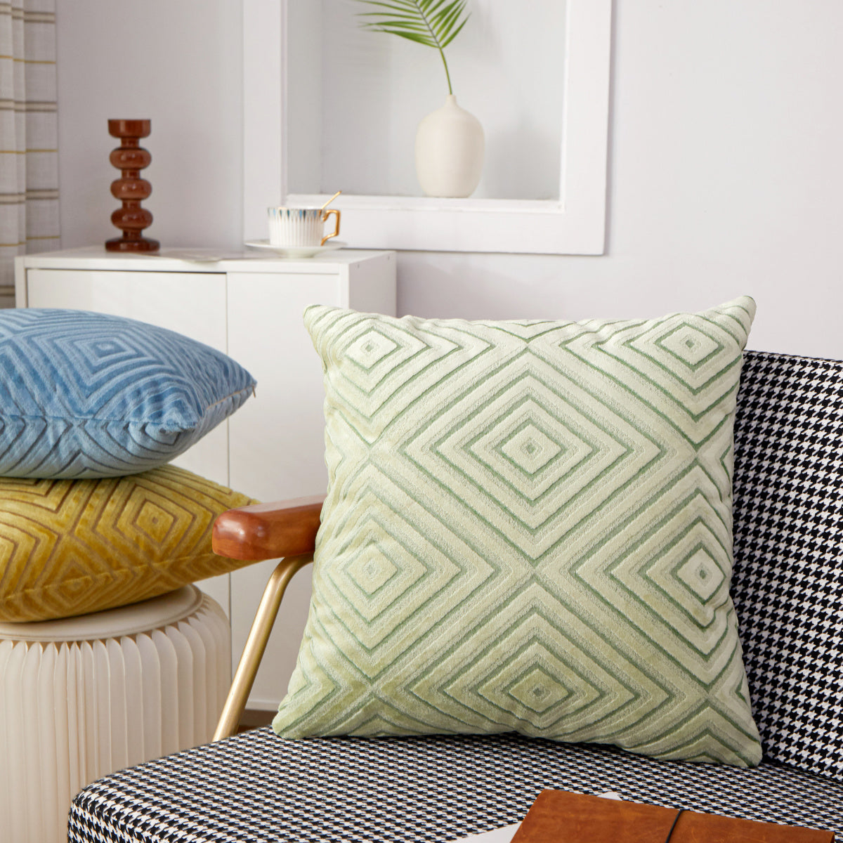 Square pillow cover by fancy & stacy home decor