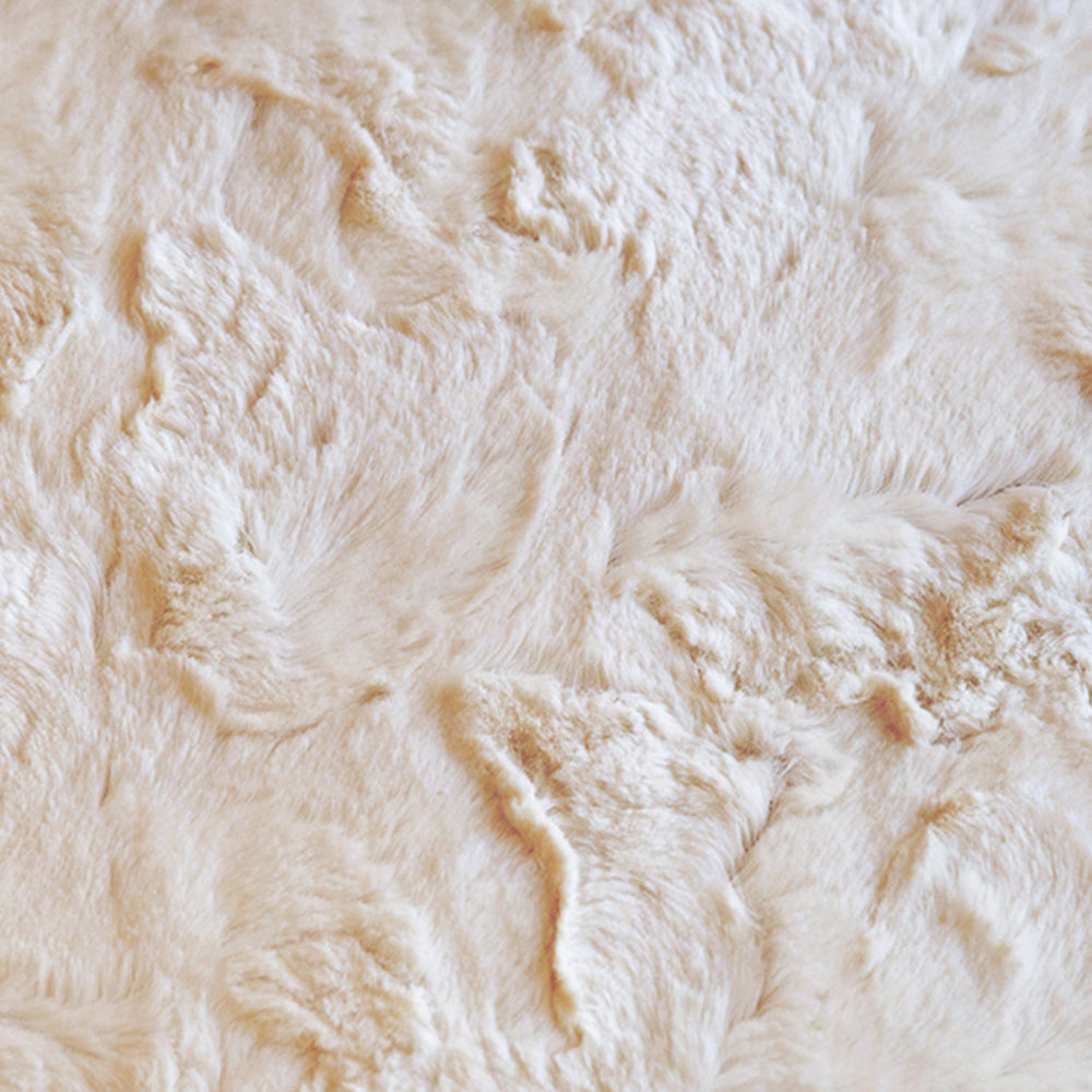 2-piece fur decorative pillow bundle by fancy & stacy