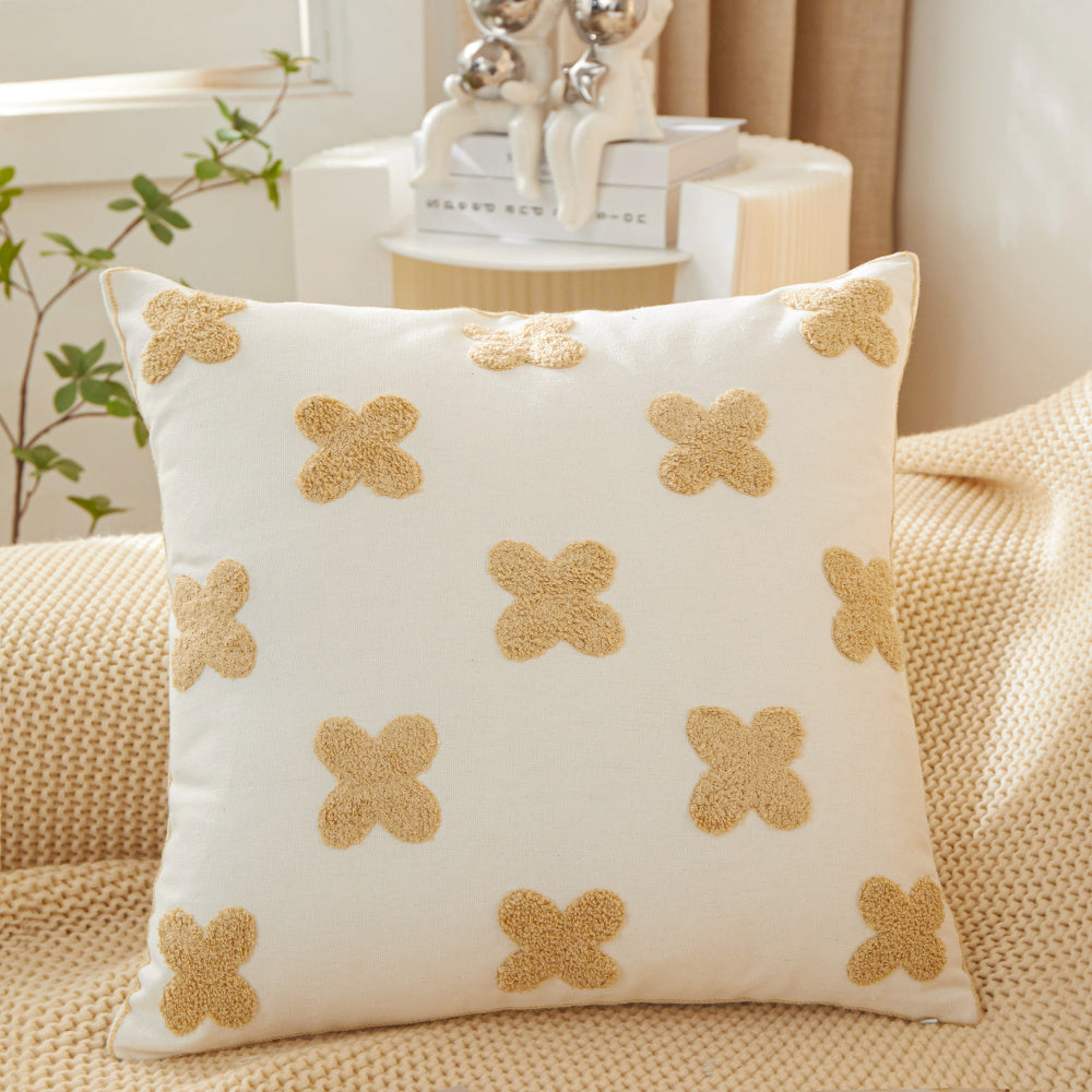 Floral square pillow cover by fancy & stacy home decor