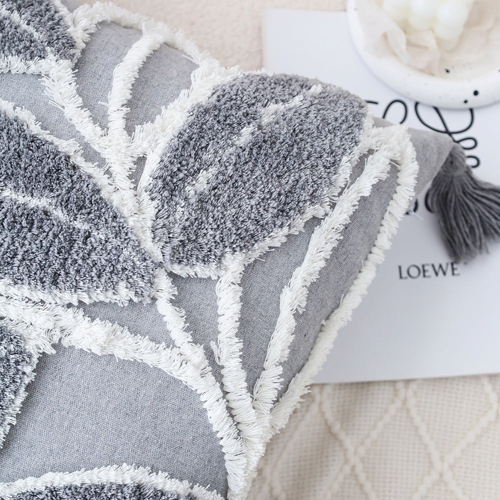 Red leaf throw pillow cover by fancy & stacy home decor