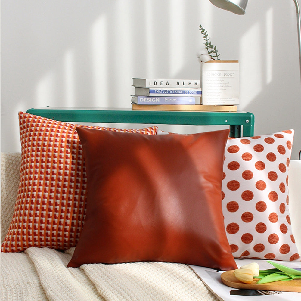 18x18 decorative throw pillow by fancy & stacy