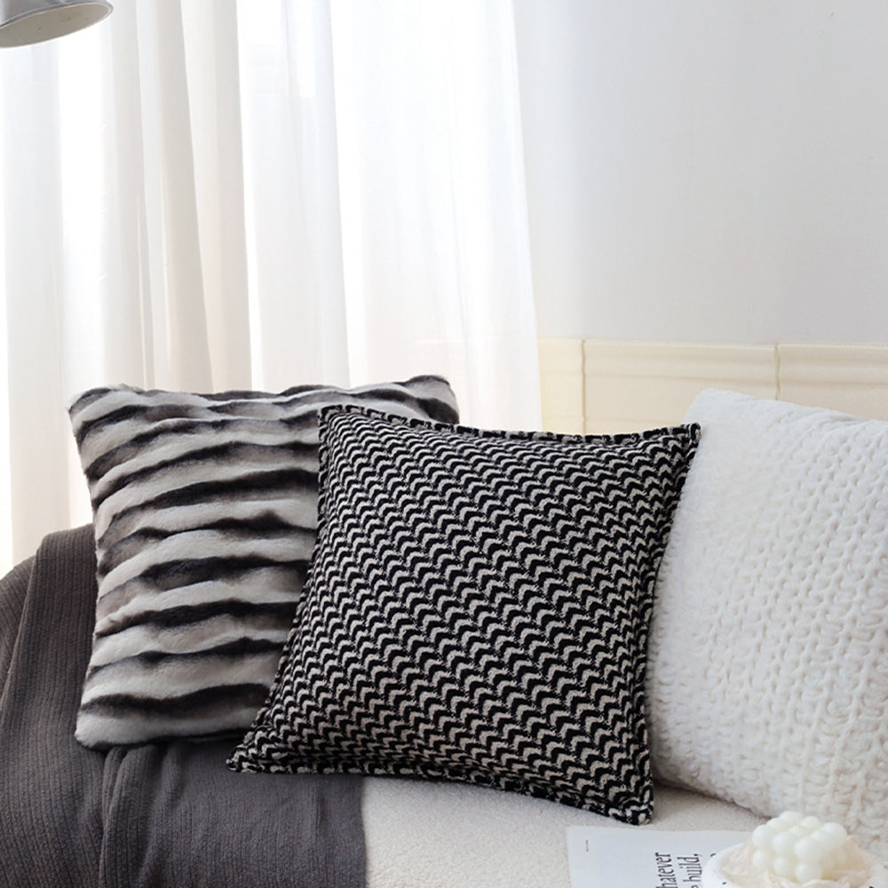 18x18 decorative throw pillow by fancy & stacy