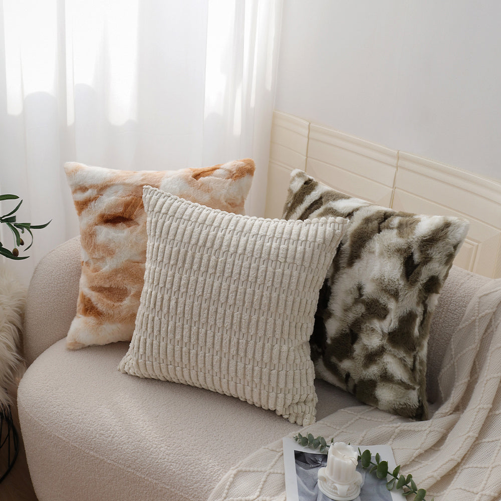 18x18 decorative throw pillow by fancy & stacy