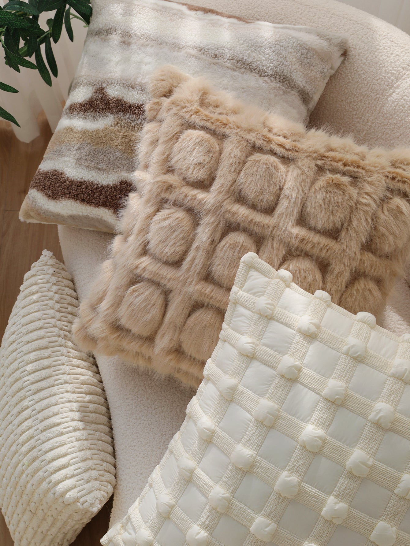 2-piece decorative pillow bundle by fancy & stacy