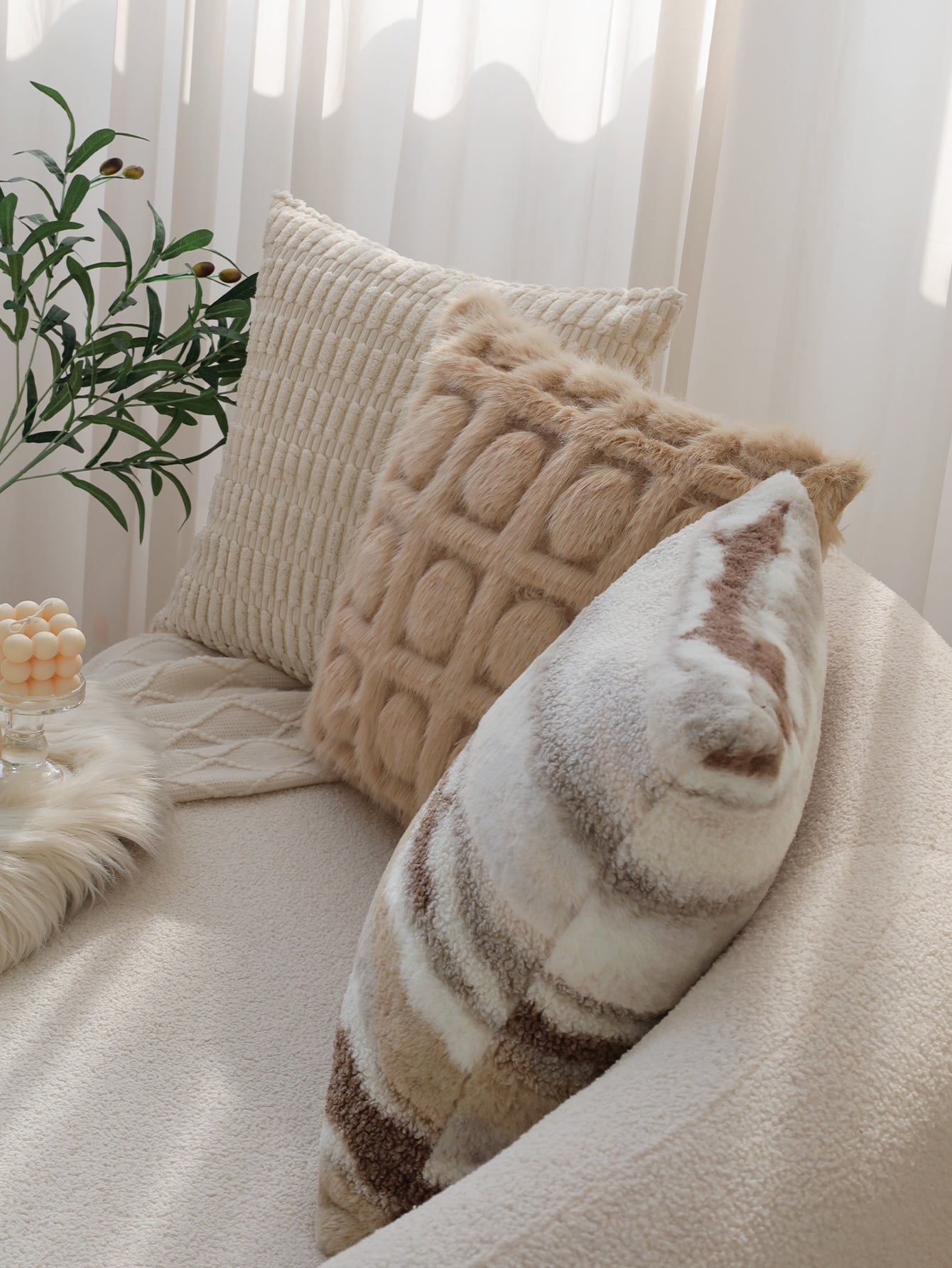 2-piece decorative pillow bundle by fancy & stacy