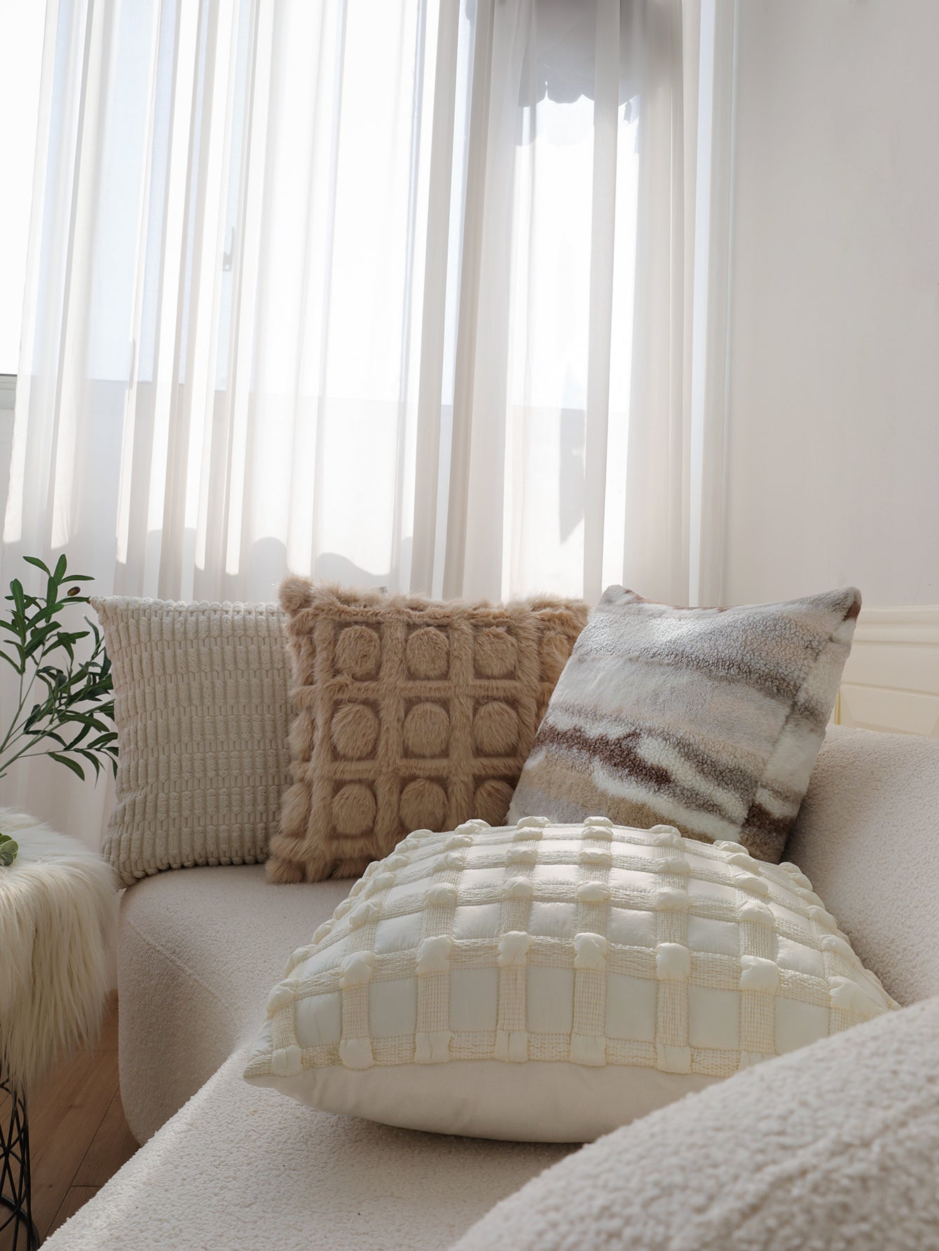 2-piece decorative pillow bundle by fancy & stacy