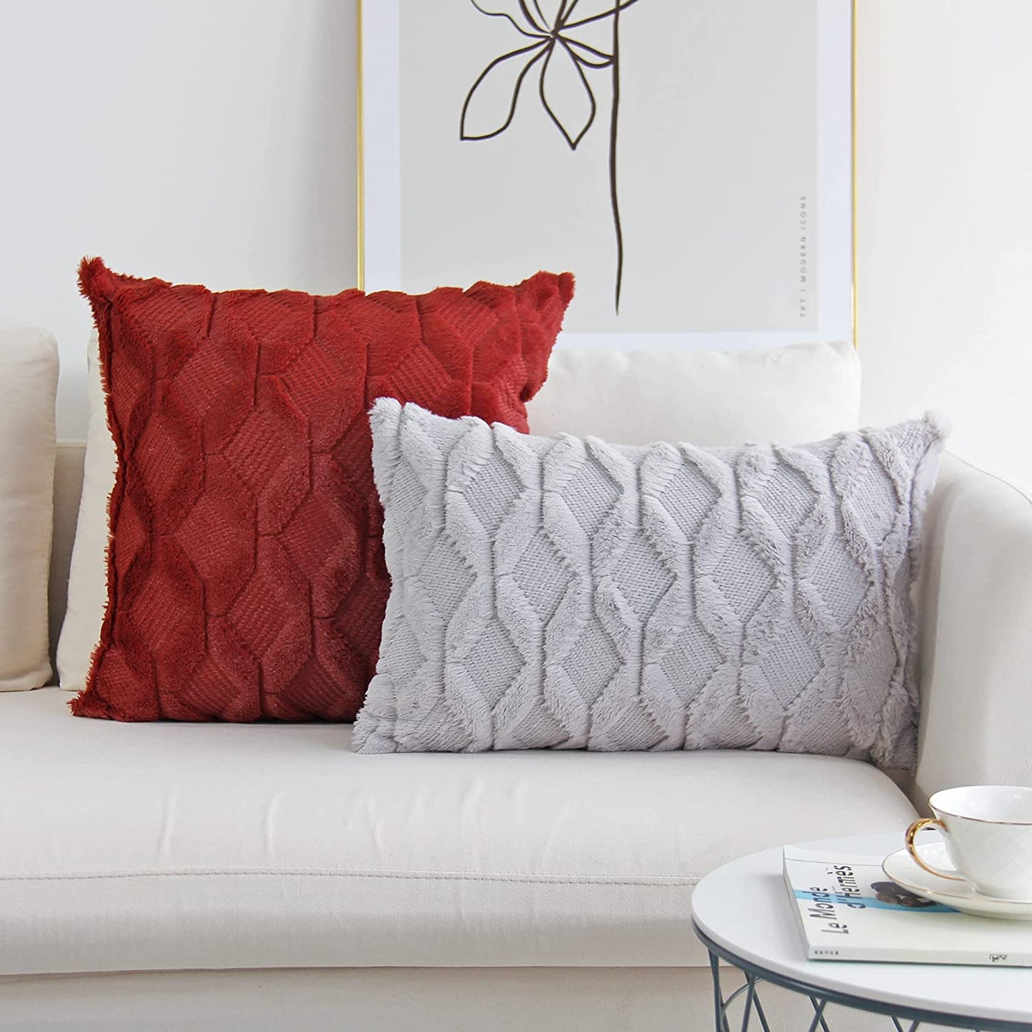 Decorative throw pillow by fancy & stacy