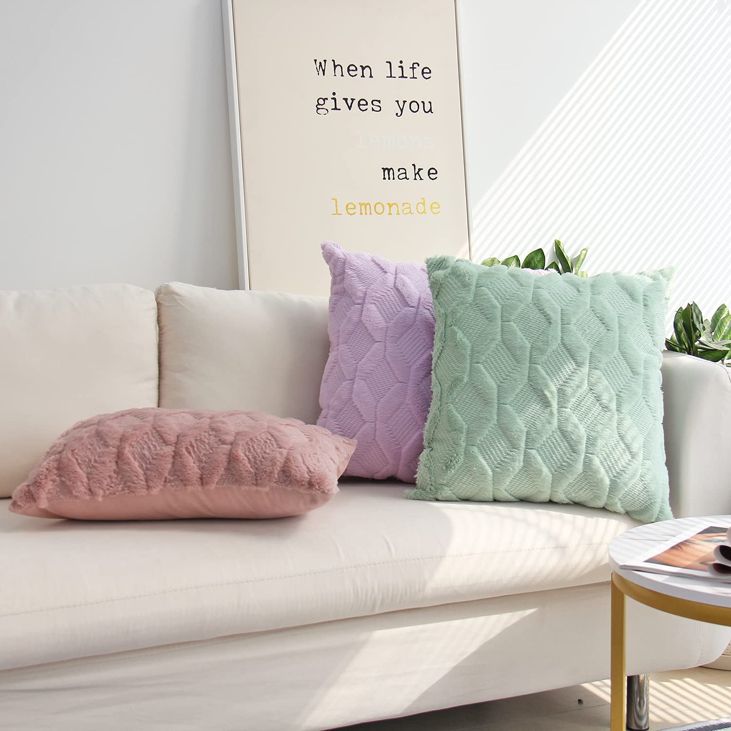 Decorative throw pillow by fancy & stacy