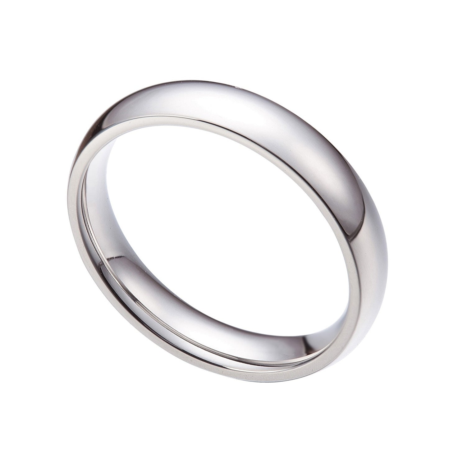 4mm Stainless Steel Comfort Fit Ring Size 4-12.5 Half Size SR08 USA Seller