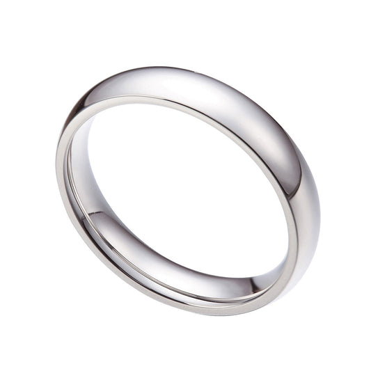 4mm Stainless Steel Comfort Fit Ring Size 4-12.5 Half Size SR08 USA Seller