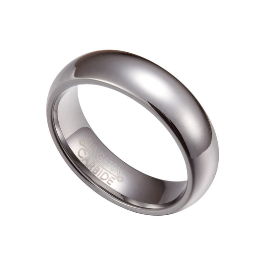 Silver Tungsten Carbide 5mm Comfort Fit Plain Rings Size 6 -12 Half Size TG038