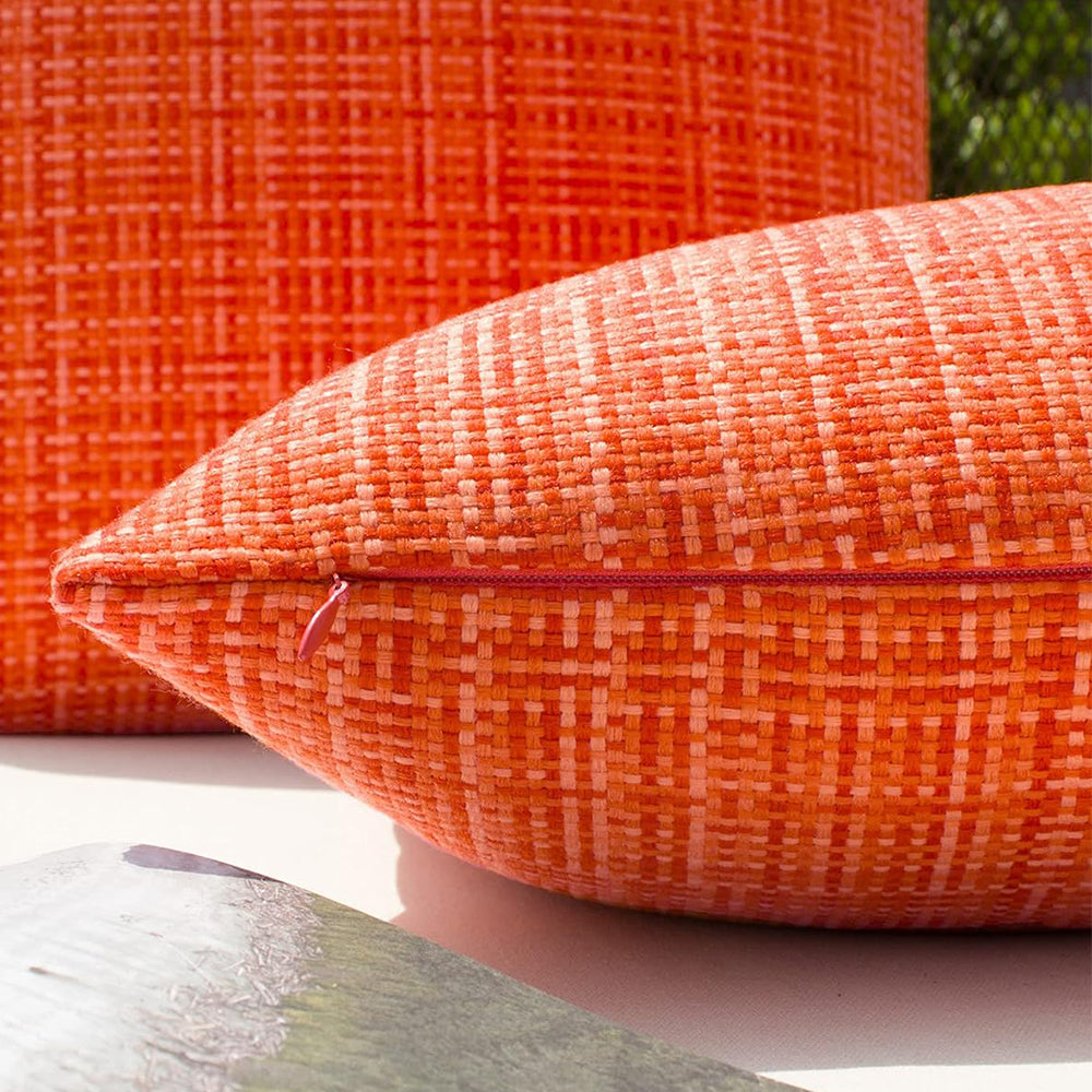 Set of 2 Premium Outdoor Waterproof Throw Pillows (With inserts) 2 sizes