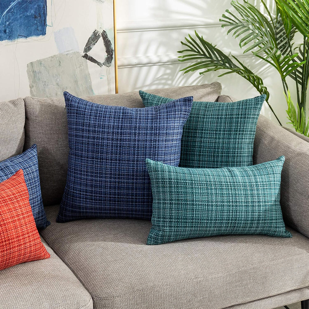 18x18 tan decorative throw pillow by fancy & stacy